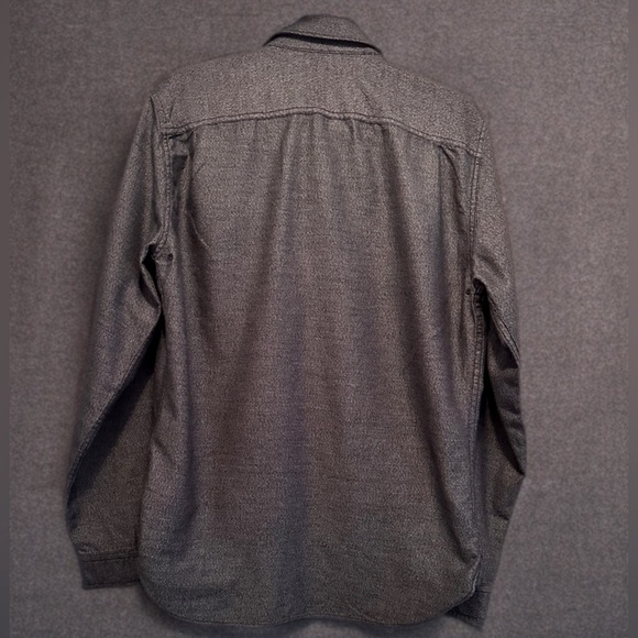 GAP Men’s Long Sleeve 1969 Japsol Solid Black Button Down Cotton Shirt Size M - Picture 7 of 7